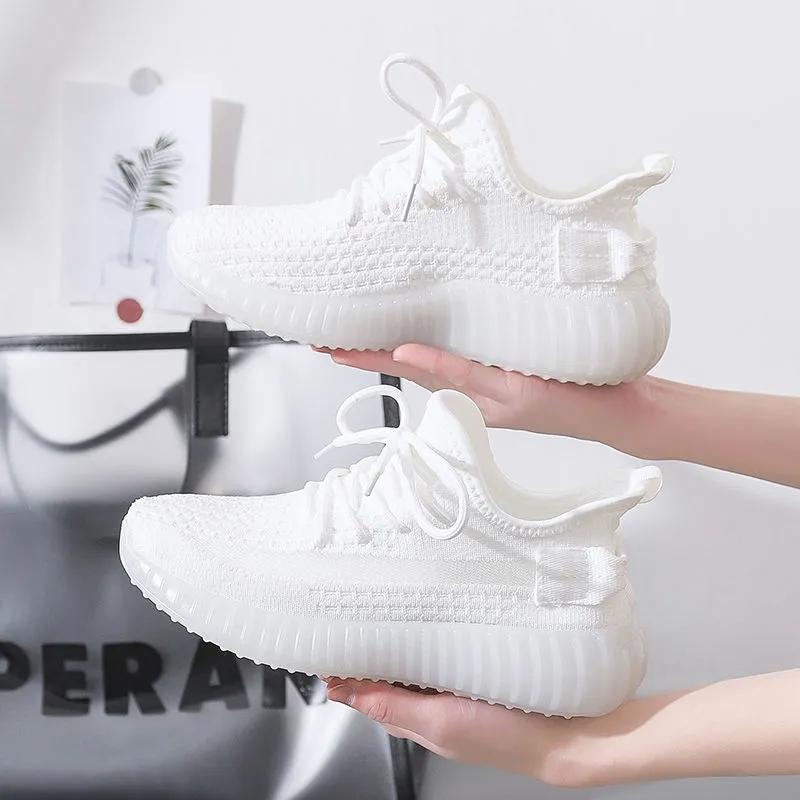 High Quality Women's Summer Sports Shoes Breathable Lightweight Mesh Shoes Students Wild Ins Running Shoes Girls Sneaker