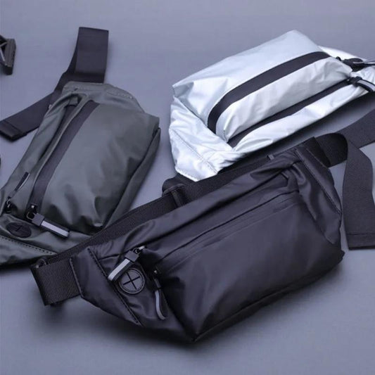 Men's and Women's Outdoor Sports Pockets Multifunctional Soft Leather Running Mobile Phone Bag Cycling Personal Wallet