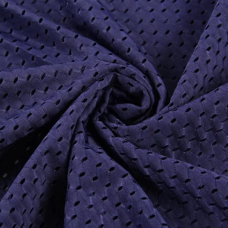 Ice Silk Mesh Quick-drying T-shirt Short-sleeved Men's Summer Hollow Mesh Breathable Sports Thin Large Size Top