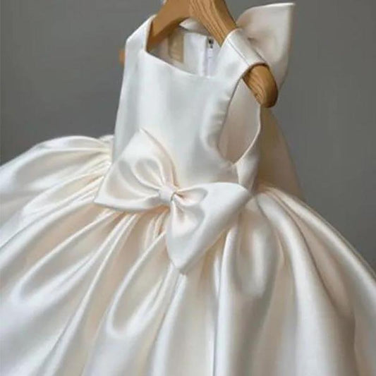Children's Dress Princess Dress Pettiskirt Baby One Hundred Days Old Flower Girl Birthday Host Piano Performance