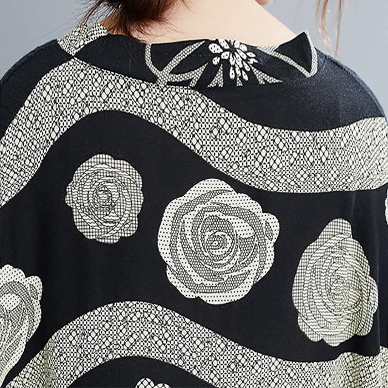 2021 Summer Retro Literature and Art Plus Size Women's Cotton Robe Cover Meat Dress Is Thin