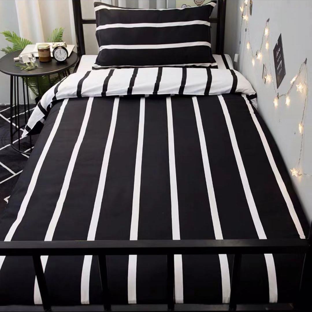 Three-piece Bed Male Dormitory Simple Style Single Duvet Cover College Student Dormitory Bunk Bed Linen Set
