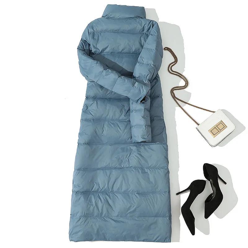 Both Sides Wear Long Down Jacket Women's Winter Ultra-light Down Jacket Women's Down Jacket Women's Plus Size Coat
