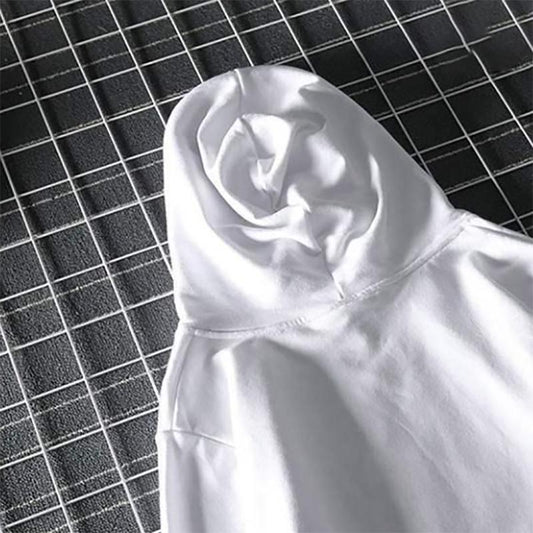 Autumn Sweater Men's Hooded Sweatshirts Letters Loose Plus Fleece Hoodie Men's Jacket Clothes