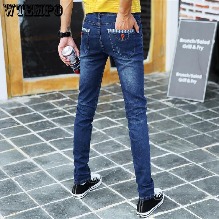 Jeans Straight Leg Distressed Patch Embellished Jeans