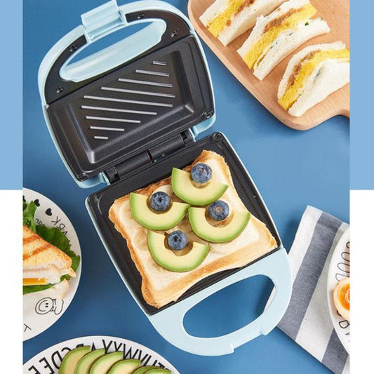 520W Mini Sandwich Making Machine Bread Maker Barbecue Machine Kitchen Supplies for Breakfast and Afternoon Tea