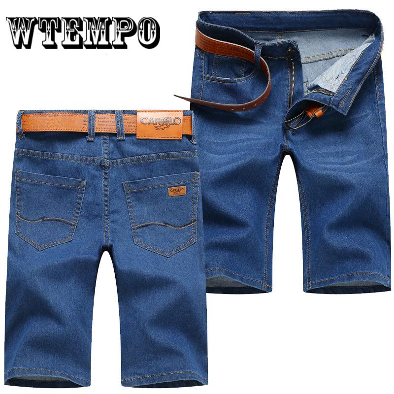 Fashion Men Short Jeans Summer Casual Denim Comfortable Breathable Pants