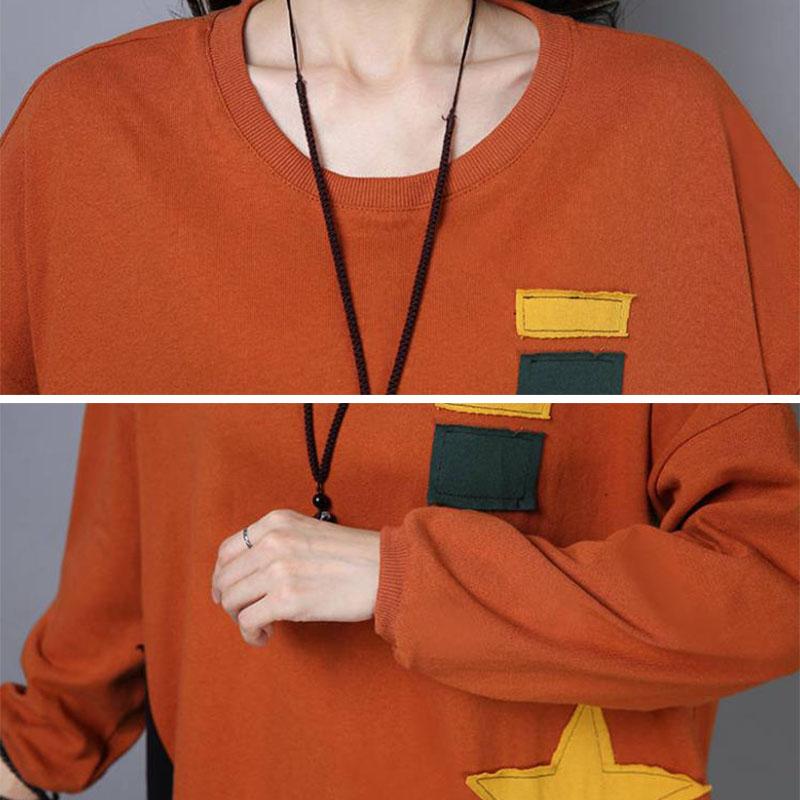 Large Size T-shirt Women Long Sleeve Shirt Casual Loose Pullover Summer