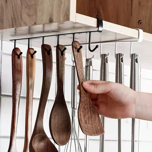 Towel Hooks Kitchen Mug Holder Coffee Cup Rack Hanging Shelf Organizer Sturdy Hanger Stainless Steel Door Rear Shelf Hooks Rails