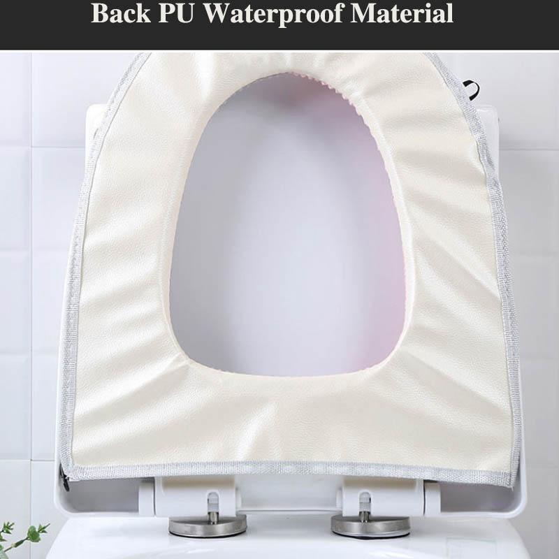Toilet Four Seasons Universal Pad Washable Leopard Pattern Toilet Pad To Do Some Household Toilet Cover Gasket Zipper Type