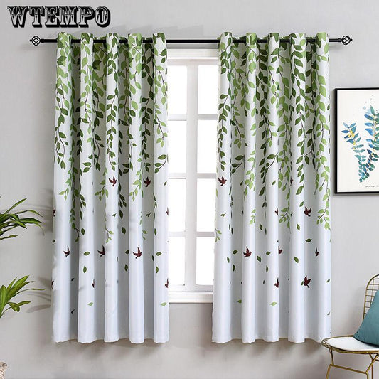Printed Curtain Fabric Curtains Bedroom Balcony Living Room Curtain