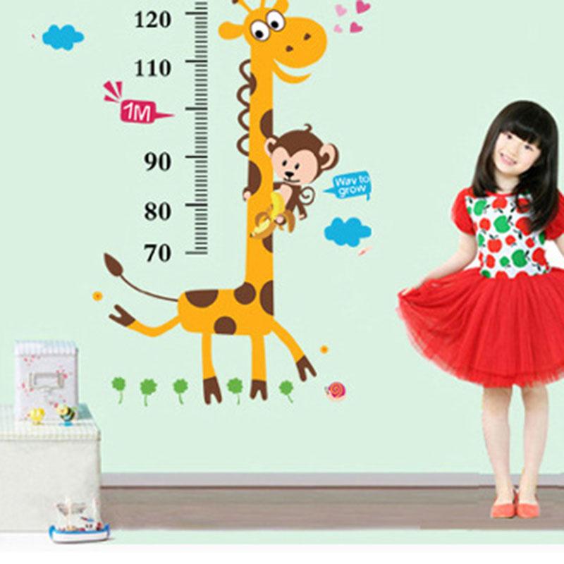 Giraffe room living room background wall sticker removable