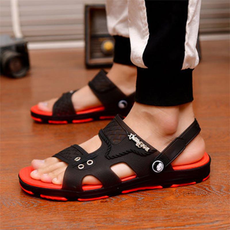 Sandals Men's Slippers Men's Summer Beach Shoes Hole Shoes Slippers Slippers Inside Bathroom