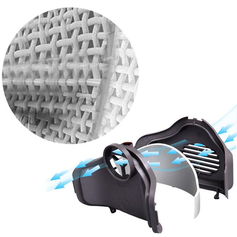 KN95 Filters Half Face Dust Gas Mask Respirator Safety Protective Mask Anti Dust Anti PM2.5 Fog