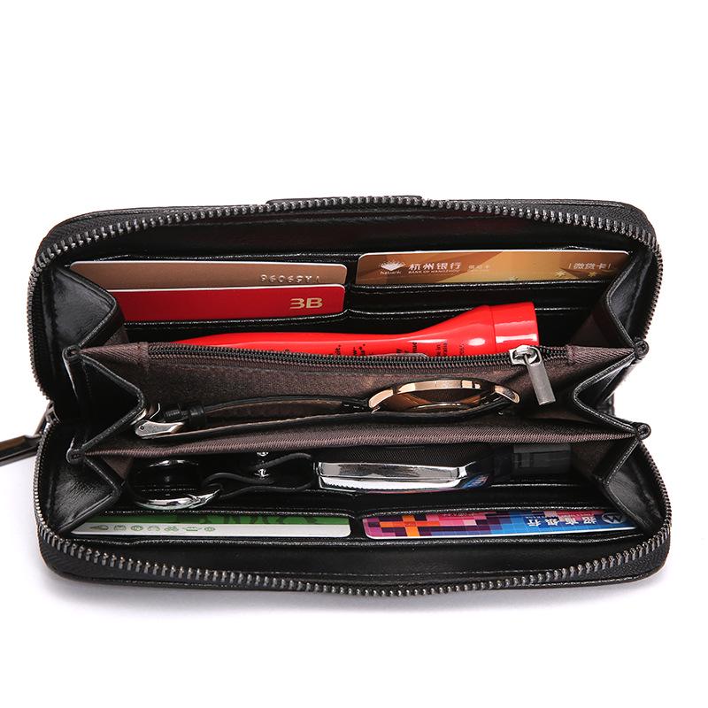 Business Long Wallet Men Women Anti-theft Multi-function Pig PU Wallet Card Package Clutch Coin Bag