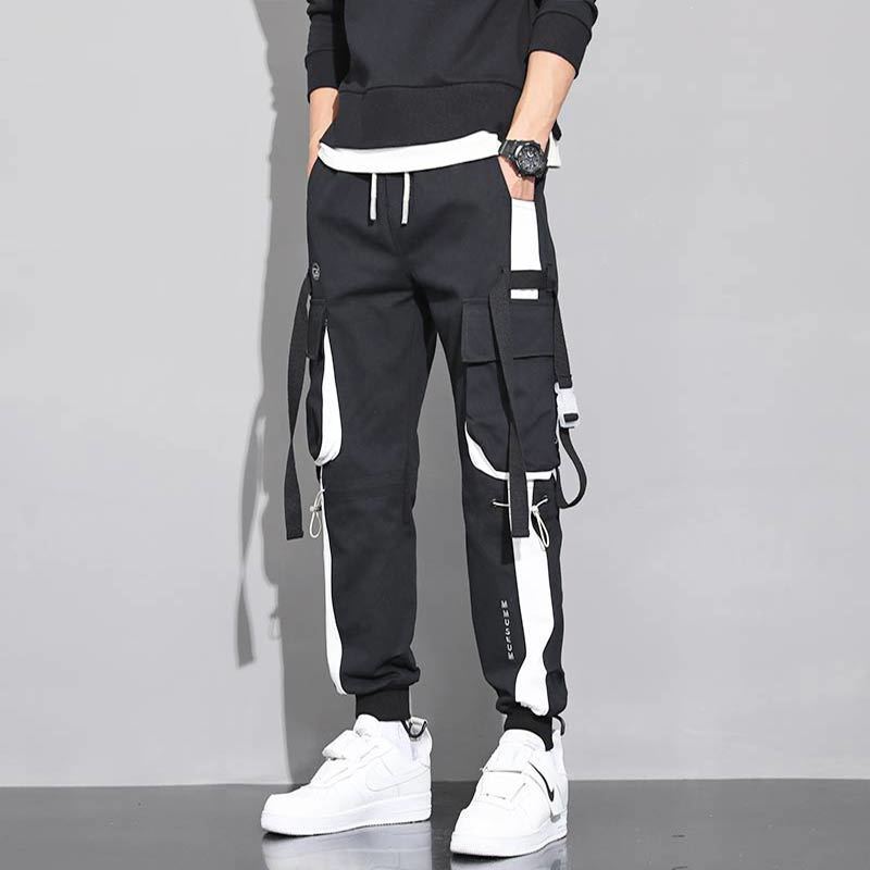 Spring and Summer Overalls Men's Tide Brand Student Nine-point Pants Loose-fitting Harlan Casual Pants