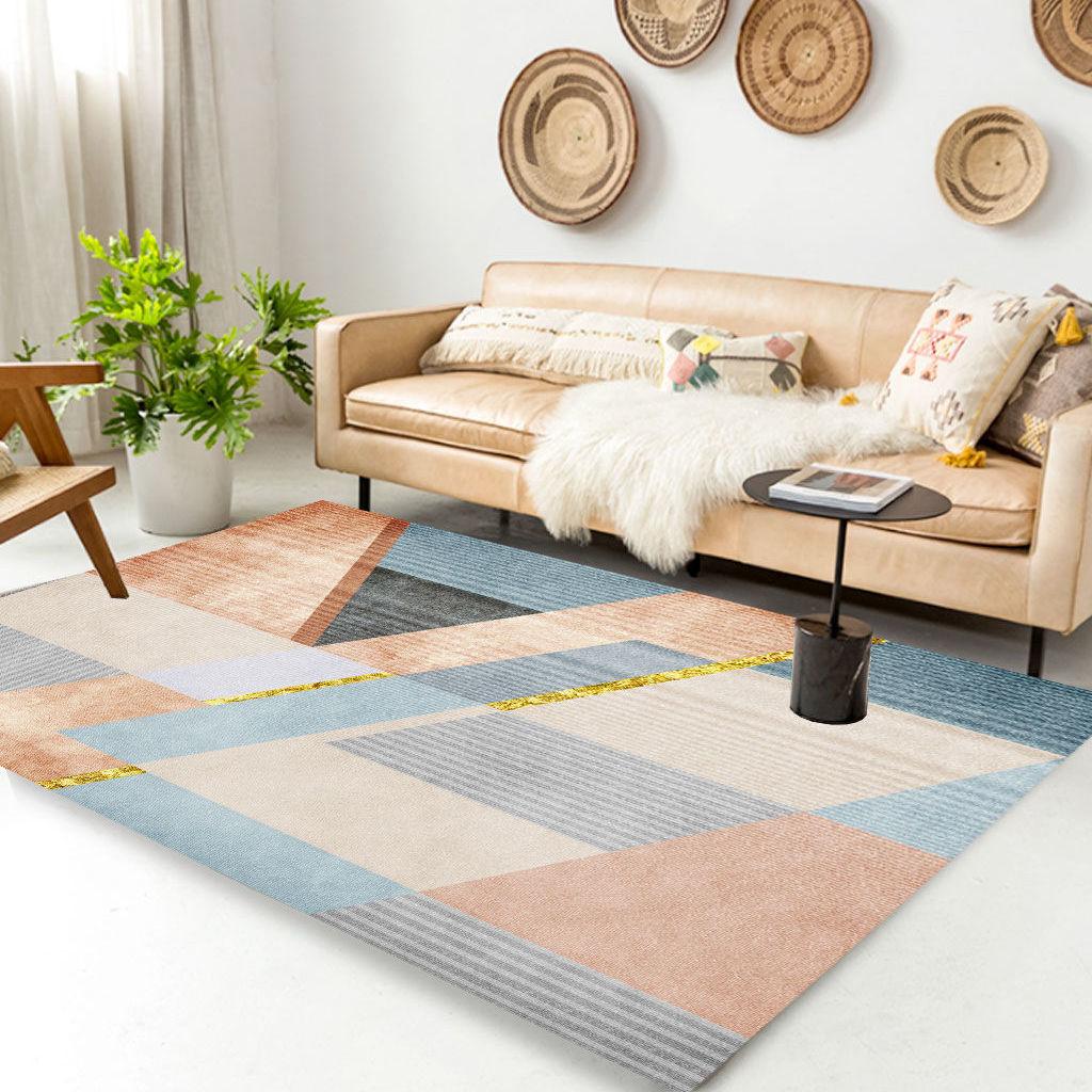 Nordic Carpet 3D Chinese Cute Modern Minimalist Living Room Coffee Table Bedroom Bedside Study Cloakroom Entrance Mat
