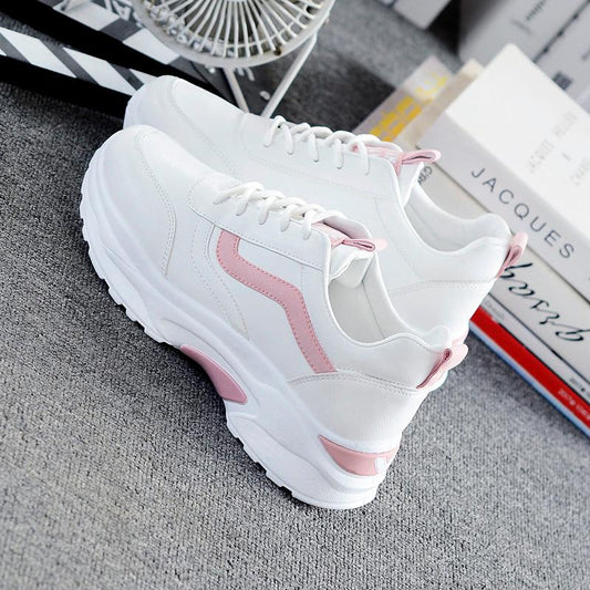 Women Sneakers Casual Shoes Woman Comfortable Breathable White Flats Female Platform Sneakers