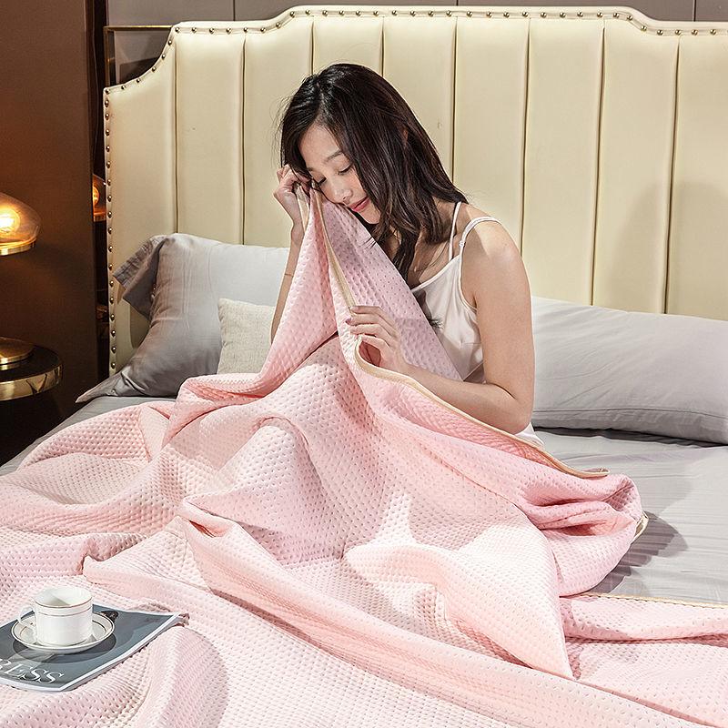 Cool Silk Summer Quilt Single Dormitory Quilt Double Spring and Autumn Thin Air-conditioning Quilt