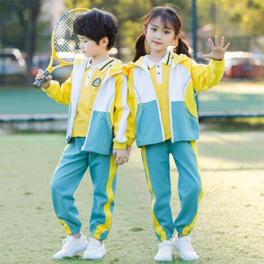 Kids School Uniform Foreign Style British Primary School Students Acting Class Uniforms Children's Graduation Suit 2021