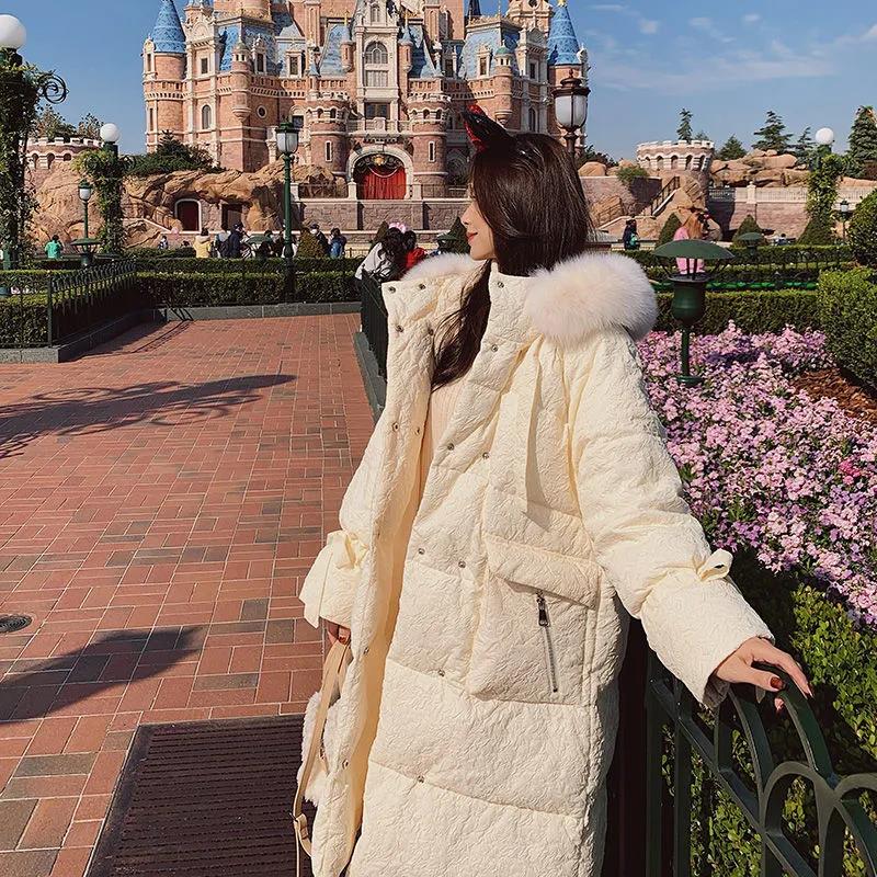Cotton Clothes Winter Women Are Thin, Medium and Long Section Niche Korean Style Loose Cotton Clothes Tide Casual All-match