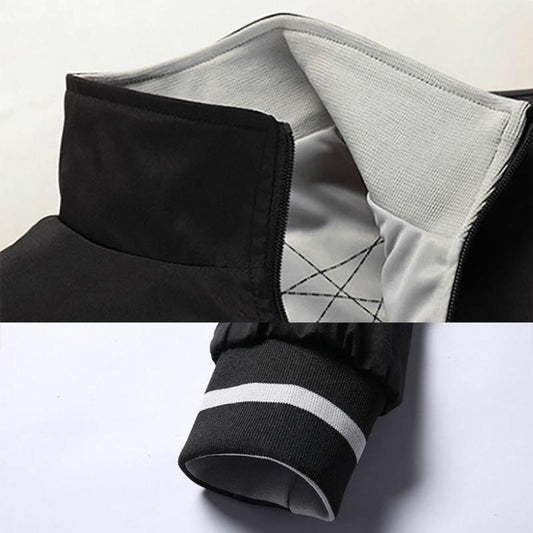 Double-sided Wear Men's Jacket Sports Lightwear Casual Jacket Men's Large Size Fat Clothes Father Men's Autumn Coats