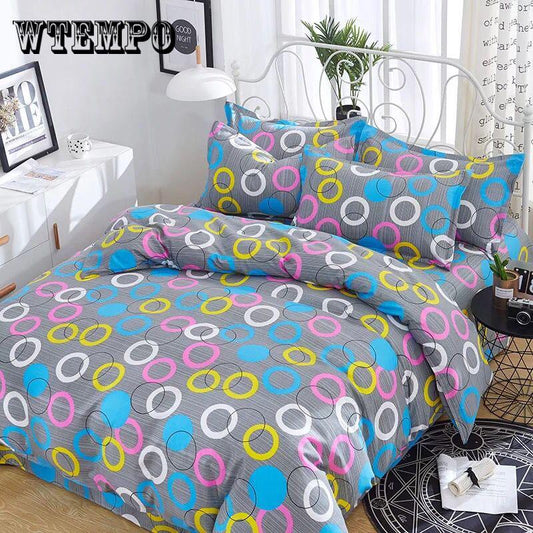 New Circle Home Textiles Side Japanese Simple Style Bedding Set Decorative Bedclothes Bed Linen