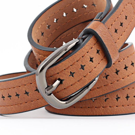 Belt Casual Women's Faux Leather Belt Buckle Waist Strap Belts