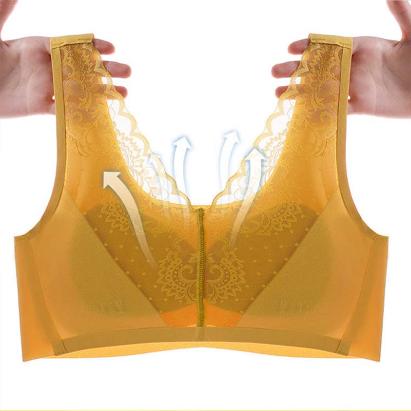 Seamless Beautiful Back Bra Sports Underwear Women's Vest Bra Gather No Steel Ring Breathable Thin Section Breast-receiving Bra