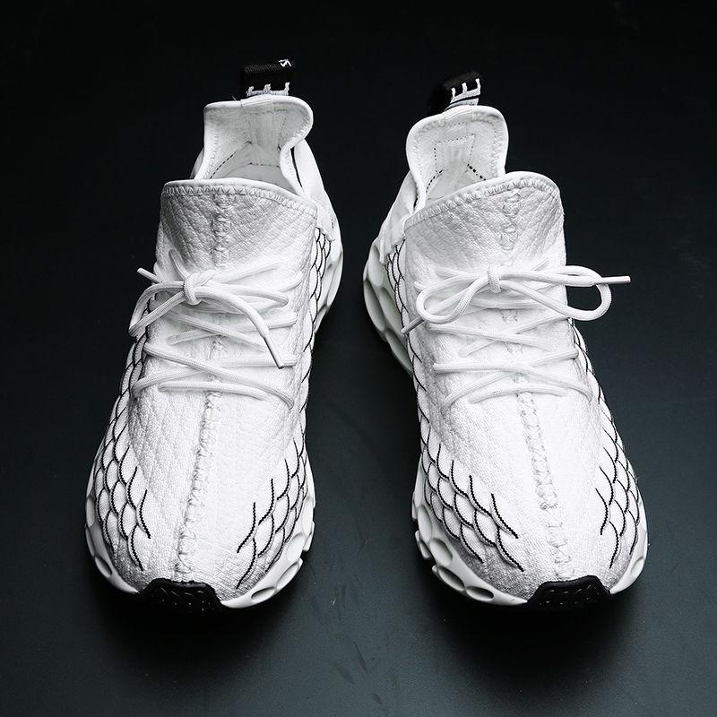 Blade men's shoes 2020 new wild men's white sports running casual white shoes mesh trend tide shoes