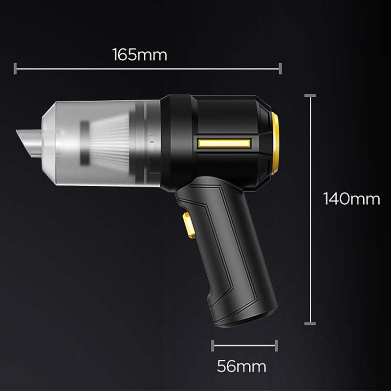 Car Wireless Vacuum Cleaner Powerful and Large Suction Power In Small Cars Handheld Dual-use Mini Charging