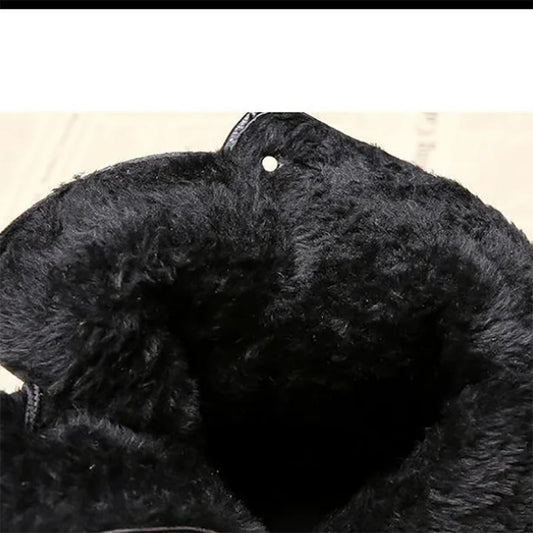 Women's All-match Plus Cashmere Martin Boots Keep Warm Thick-soled Skinny Short Boots