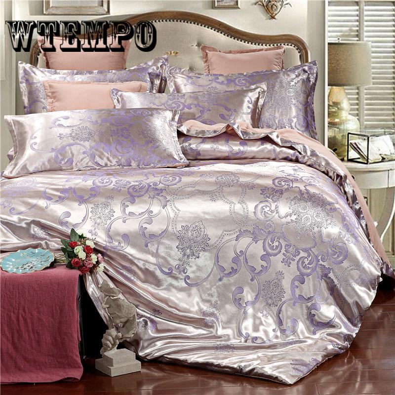 Set Jacquard Bed Set Duvet Cover Bed Spread Cover Set Pillowcase