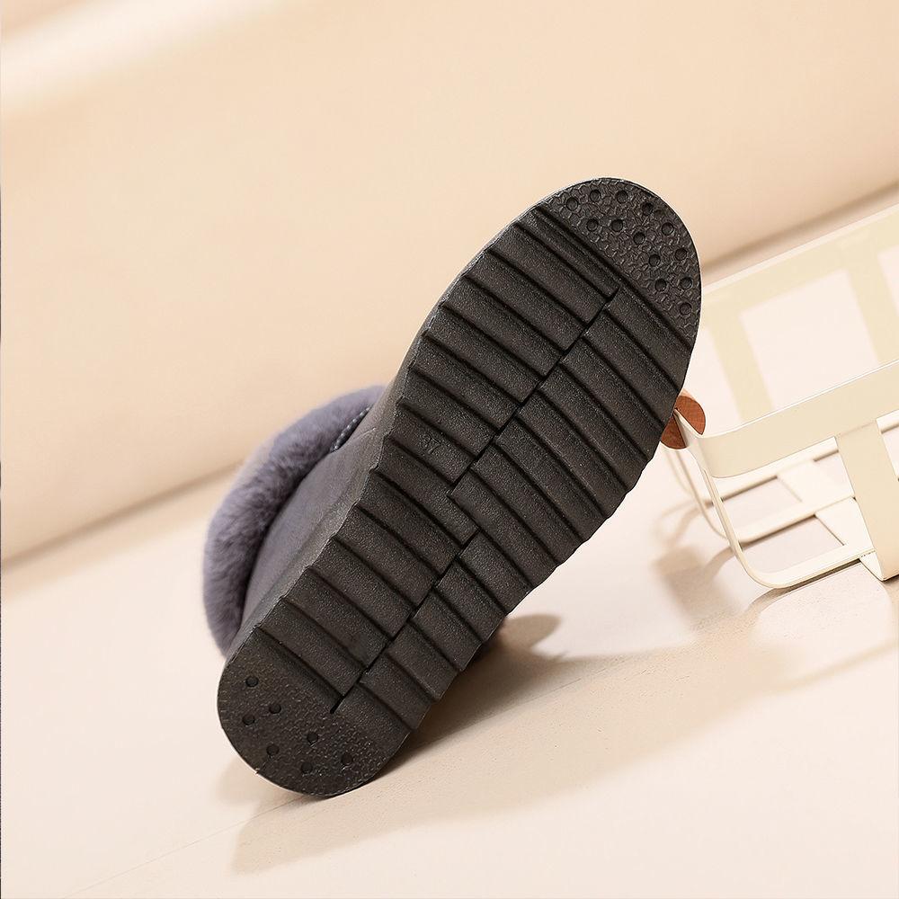 Waterproof Non-slip Warm Cotton Shoes Snow Boots Women's Winter Short Tube Thick Bottom and Velvet Thickening