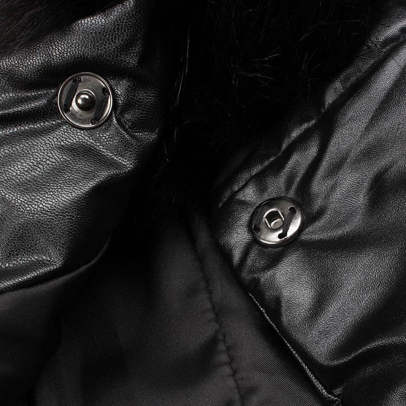 Faux Fur Jacket Short Fox Fur Fur All-in-one Women's Leather Jacket Plus Cotton To Keep Warm Slim Fur Short Jacket