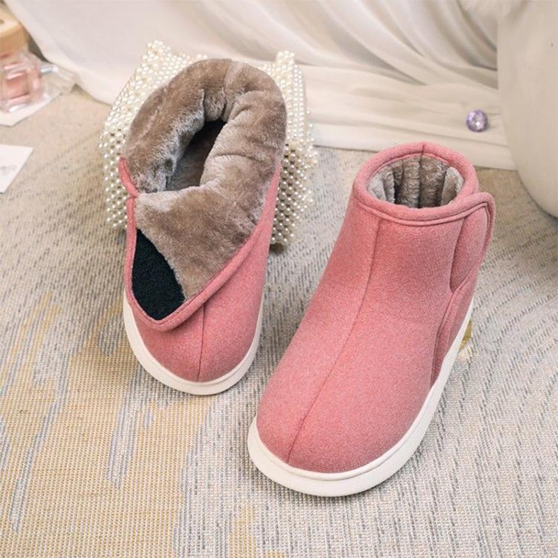 Elderly Cotton Shoes Plus Velvet High-top Cotton Shoes Ladies Winter Thick Warm Cotton Shoes