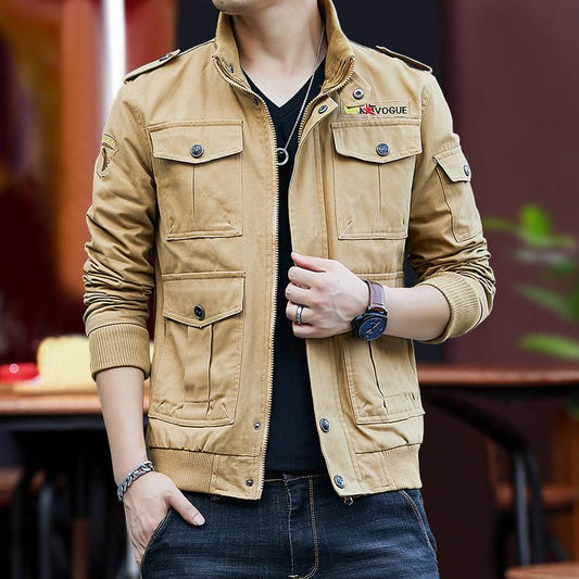 Autumn Men's Jackets Male Coats Bomber Jacket Mens Brand Clothing Outwear Plus Size M-4XL
