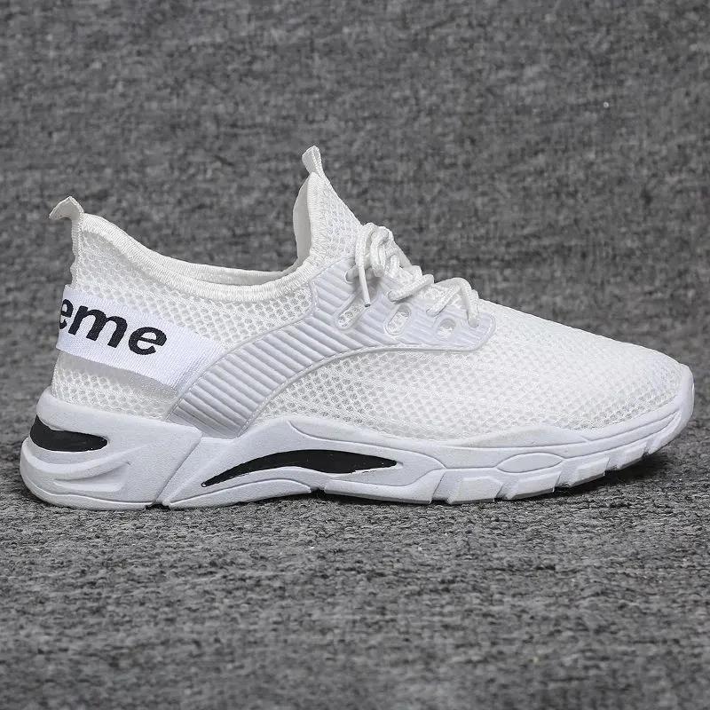 Men's Soft Bottom Spring and Autumn Sports Shoes Casual Shoes Non-slip Wear-resistant All-match Small White Shoes