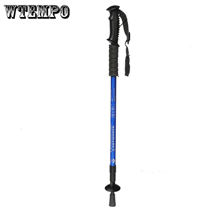 WTEMPO Trekking pole adjustable folding walking hiking trekking pole walking stick