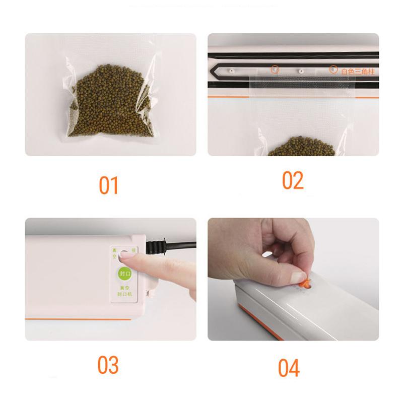 Best Food Vacuum Sealer Automatic Commercial Household Food Vacuum Sealer Packaging Machine Maximum Width of Sealable Bag : 20cm