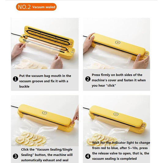 Food Preservation Sealing Machine Household Vacuum Plastic Sealing Machine Small Snack Packaging Machine