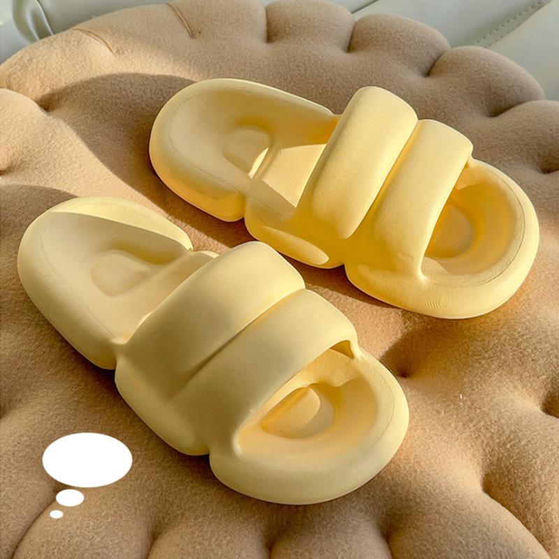 Ladies Fashion Trend Non-slip Cute Thick-soled Slippers Summer Outdoor Wear Beach Shoes
