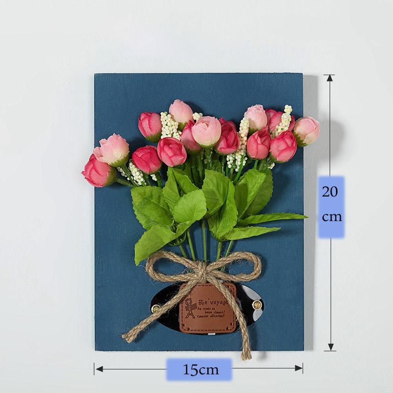 Wall Decoration Living Room Wall Decoration Simulation Flower Creative Restaurant Dormitory Pendant Bedroom Room Wall Decoration