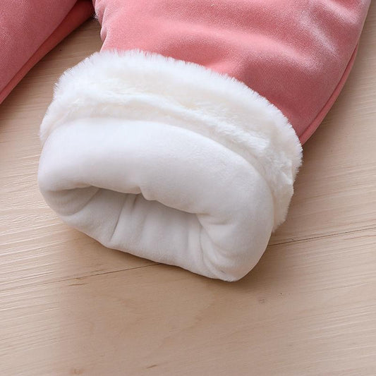 Chinese Style Tang Suit Printed Children's Cotton Coat for Boys and Girls In Autumn Winter Baby Girl Children's Winter Suit Baby Newborn Cotton Coat