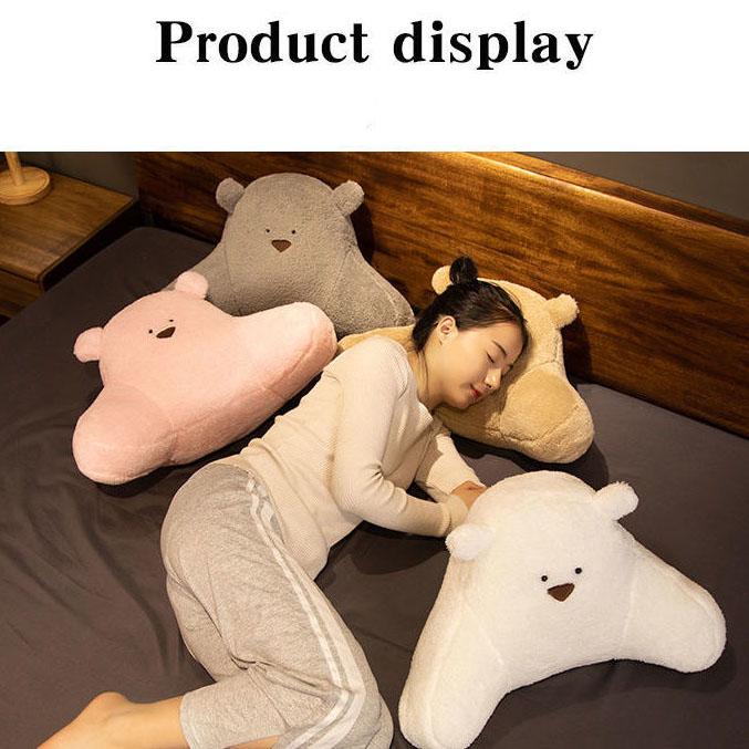 Soft Car Back Cushion Waist Cushion Office Back Chair Back Cushion Children Sleeping Plush Pillow