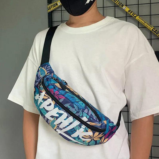 Boy Chest Bag Trend Street Personality Messenger Bag Female Wild Casual Sports Shoulder Bag Waist Bag