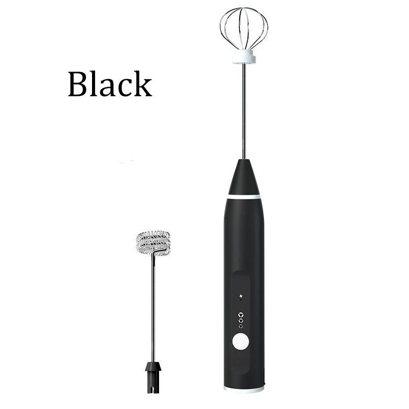 Portable Electric Whisk Stainless Milk Fronther Electric Mixer USB Rechargeable