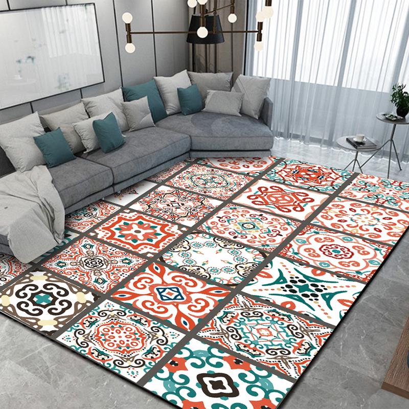Persian Carpet Livingroom Carpet Bedroom Sofa Coffee Table Rug Luxury European Floor Mat Study Room