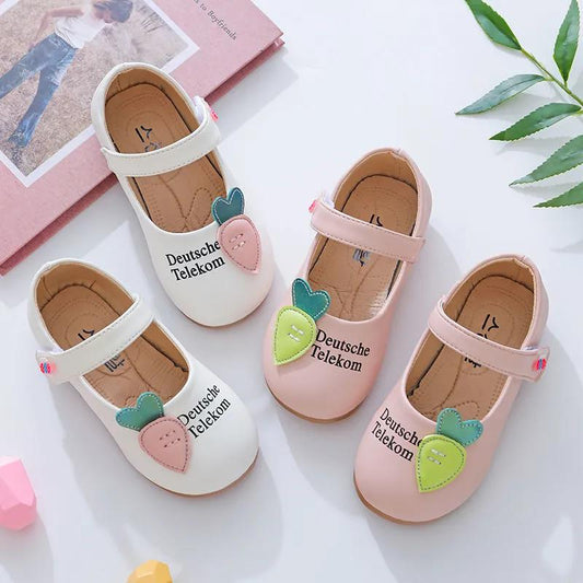 Kids Shoes Princess Shoes Pink Sandals Children Leather Party Dress Flat Girls Sandals Baby Casual
