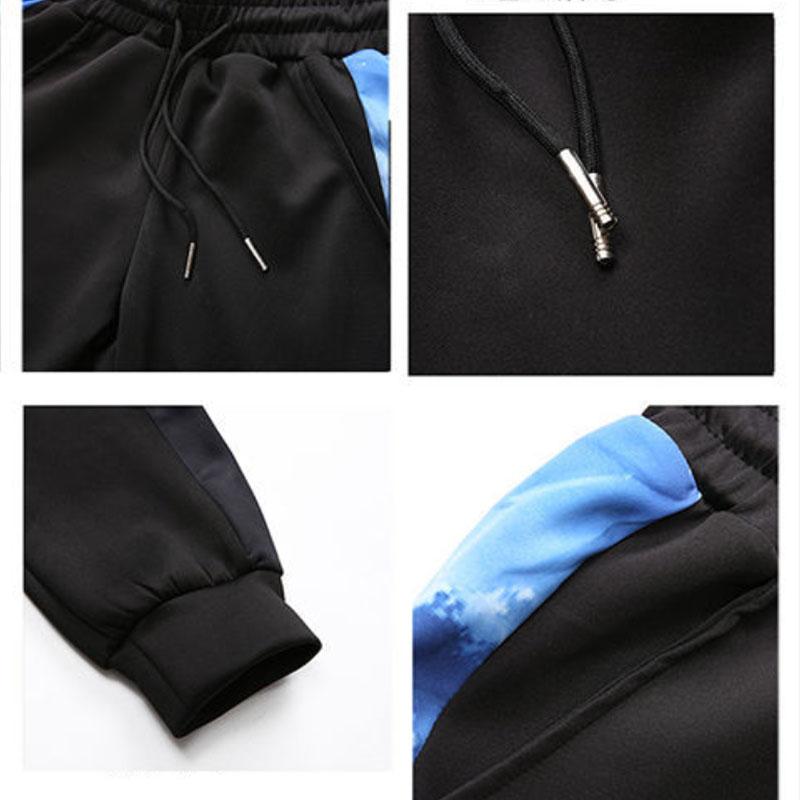 WTEMPO Men Hooded Pullover Suit Spring Campus Sportswear All-match Casual Clothing for Teenage Students